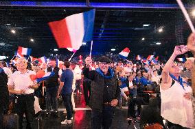 Rassemblement National meeting - Bordeaux