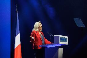 Rassemblement National meeting - Bordeaux