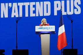 Rassemblement National meeting - Bordeaux