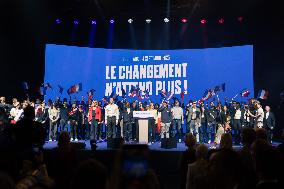 Rassemblement National meeting - Bordeaux