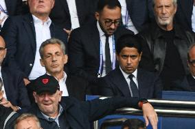 Nicolas Sarkozy At PSG v RC Lens - Paris