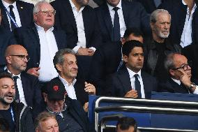 Nicolas Sarkozy At PSG v RC Lens - Paris