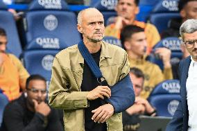 Luis Enrique At PSG v RC Lens - Paris