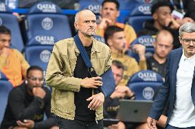 Luis Enrique At PSG v RC Lens - Paris