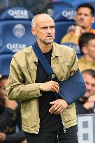 Luis Enrique At PSG v RC Lens - Paris