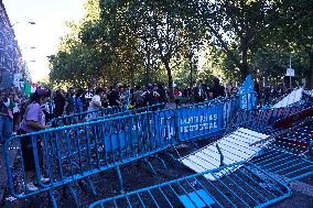 Madrid Hosts Final Stage Of The Vuelta Ciclista A España Marked By Pro-Palestinian Protests