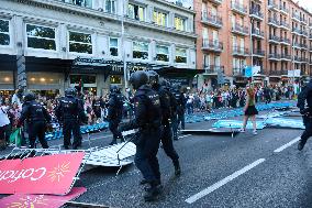 Madrid Hosts Final Stage Of The Vuelta Ciclista A España Marked By Pro-Palestinian Protests