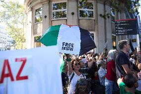 Madrid Hosts Final Stage Of The Vuelta Ciclista A España Marked By Pro-Palestinian Protests