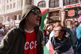 Madrid Hosts Final Stage Of The Vuelta Ciclista A España Marked By Pro-Palestinian Protests