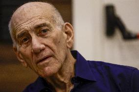 Ehud Olmert At Falafel And Democracy Conference - Naples