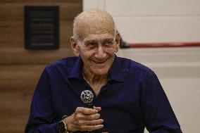 Ehud Olmert At Falafel And Democracy Conference - Naples