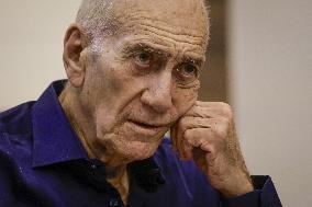 Ehud Olmert At Falafel And Democracy Conference - Naples