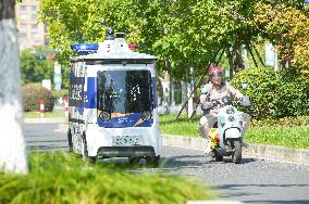 Self Driving Public Security Patrol Vehicle
