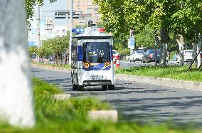 Self Driving Public Security Patrol Vehicle