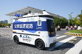 Self Driving Public Security Patrol Vehicle