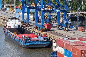 Added Value of Industries Above Designated Size Growth in August