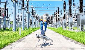 5G Quadruped Intelligent Inspection Robot