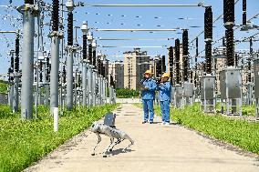 5G Quadruped Intelligent Inspection Robot