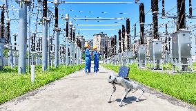 5G Quadruped Intelligent Inspection Robot