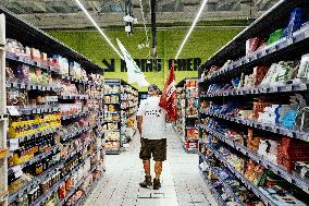 Farmers Protest in Supermarkets - France