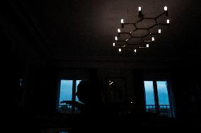 François Hollande during an interview with Le Figaro - Paris