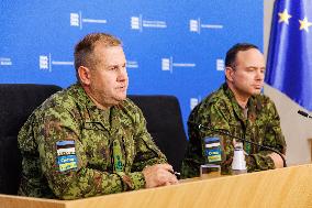 Press conference of the Ministry of Defence