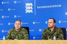 Press conference of the Ministry of Defence