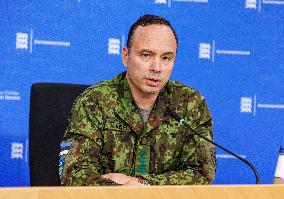 Press conference of the Ministry of Defence