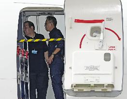 United plane after emergency landing