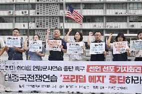 U.S.-Japan-S. Korea joint military drill