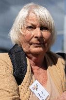 Support of 12 assisted-suicide activists at the opening of their trial - Paris