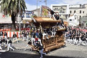 Danjiri festival in Osaka