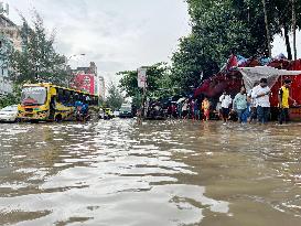 Waterlogged Streets in Dhaka - Bangladesh