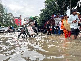 Waterlogged Streets in Dhaka - Bangladesh