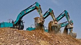 Pandaoshan Pumped Storage Power Station Upper Reservoir Construction in Zhangye