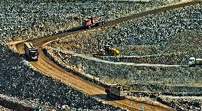 Pandaoshan Pumped Storage Power Station Upper Reservoir Construction in Zhangye