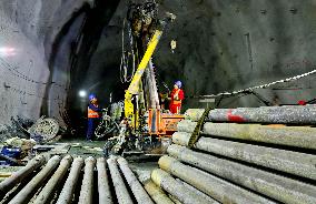 Pandaoshan Pumped Storage Power Station Upper Reservoir Construction in Zhangye