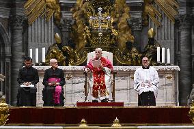 Pope Leo XIV Leads Prayer Vigil For The Jubilee of Consolation - Vatican