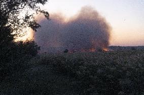 Bombing Aftermath - Dobropillya