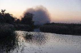 Bombing Aftermath - Dobropillya