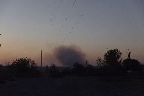 Bombing Aftermath - Dobropillya