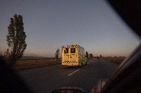 Bombing Aftermath - Dobropillya