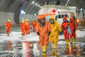 Drill For Sudden Incidents in High-speed Tunnels ?