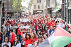Protests Against Dutch Government’s Policy on Israel - Groningen