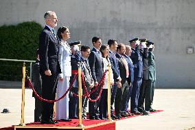 King Felipe VI and Queen Letizia Head To Egypt - Madrid