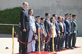 King Felipe VI and Queen Letizia Head To Egypt - Madrid