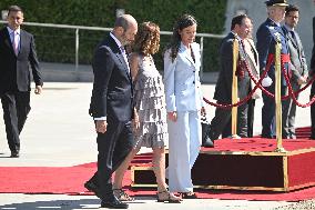 King Felipe VI and Queen Letizia Head To Egypt - Madrid