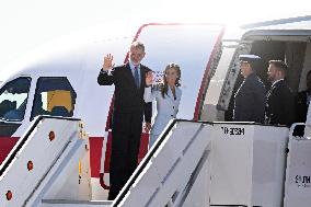 King Felipe VI and Queen Letizia Head To Egypt - Madrid