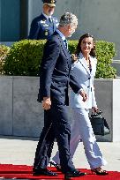 King Felipe VI and Queen Letizia Head To Egypt - Madrid
