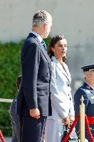 King Felipe VI and Queen Letizia Head To Egypt - Madrid